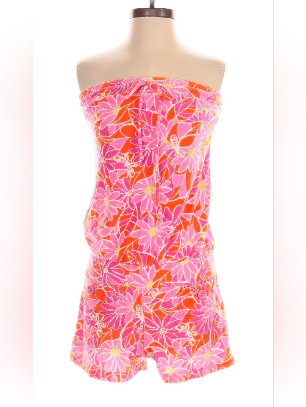 Lilly Pulitzer Terry Cloth Strapless Romper
